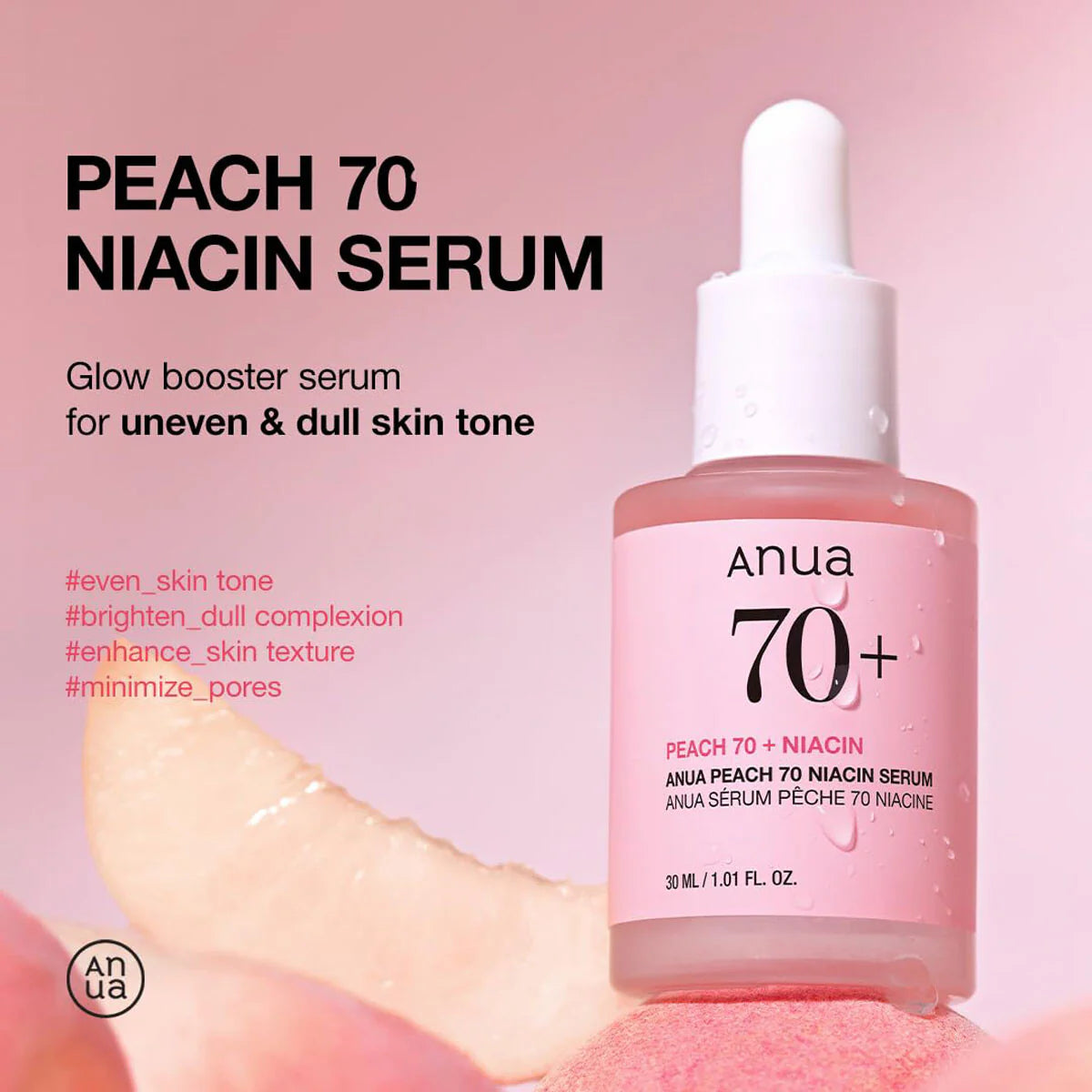 ANUA Peach 70% Niacin Serum 30ml