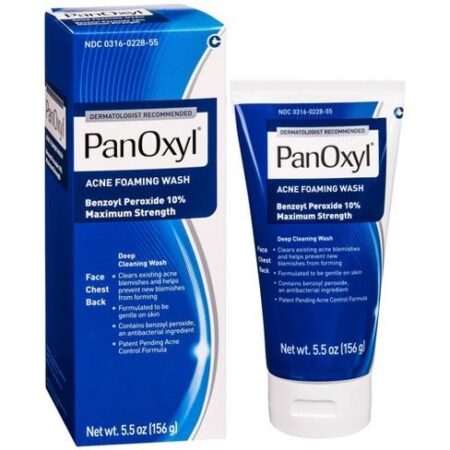 PanOxyl Acne Foaming Wash Face & Body 10% Active ingredient 156g