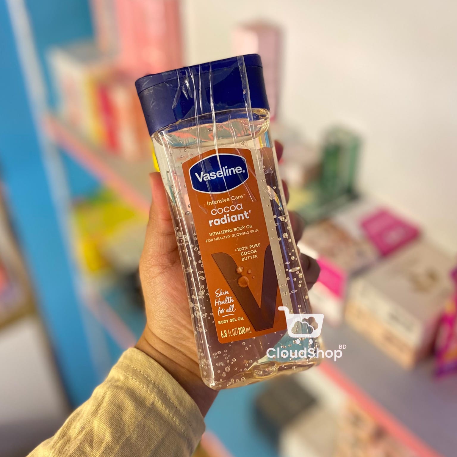 Vaseline Intensive Care Cocoa Radiant Body Gel Oil 200ml