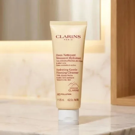 Clarins Hydrating Gentle Foaming Cleanser 125ml Normal To Dry Skin