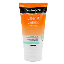 neutrogena clear and defend facial wash