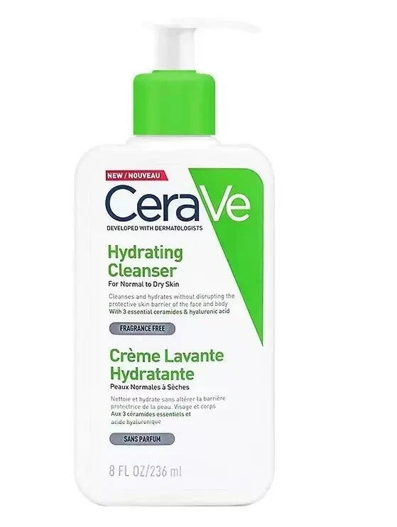 CeraVe Hydrating Cleanser 236ml (Normal to Dry Skin)