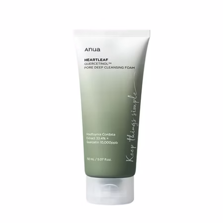 ANUA Heartleaf Quercetinol Deep Cleansing Foam Mild Facial Cleanser 150ml