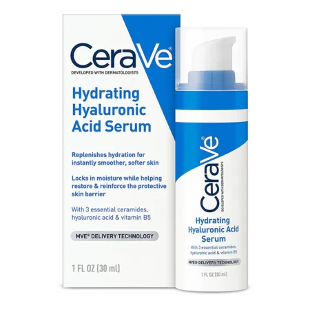 CeraVe Hydrating Hyaluronic Acid Serum with Vitamin B5 & Ceramides – 30ml - Pack of 2