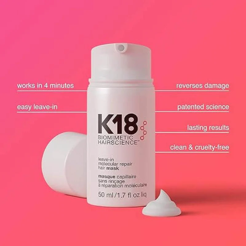 K18 Professional Molecular Repair Hair Mask (150ml) - Image 4