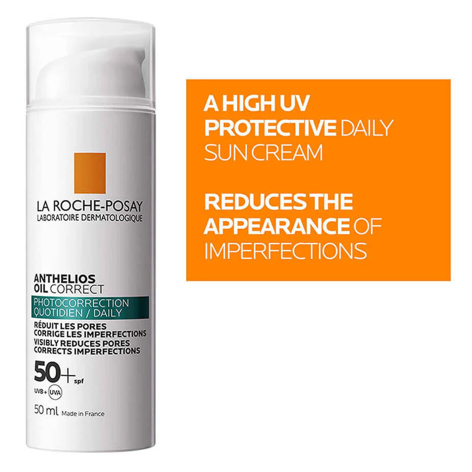 La Roche-Posay Anthelios Oil Correct Daily Gel- Cream SPF50+ 50ml - Image 2