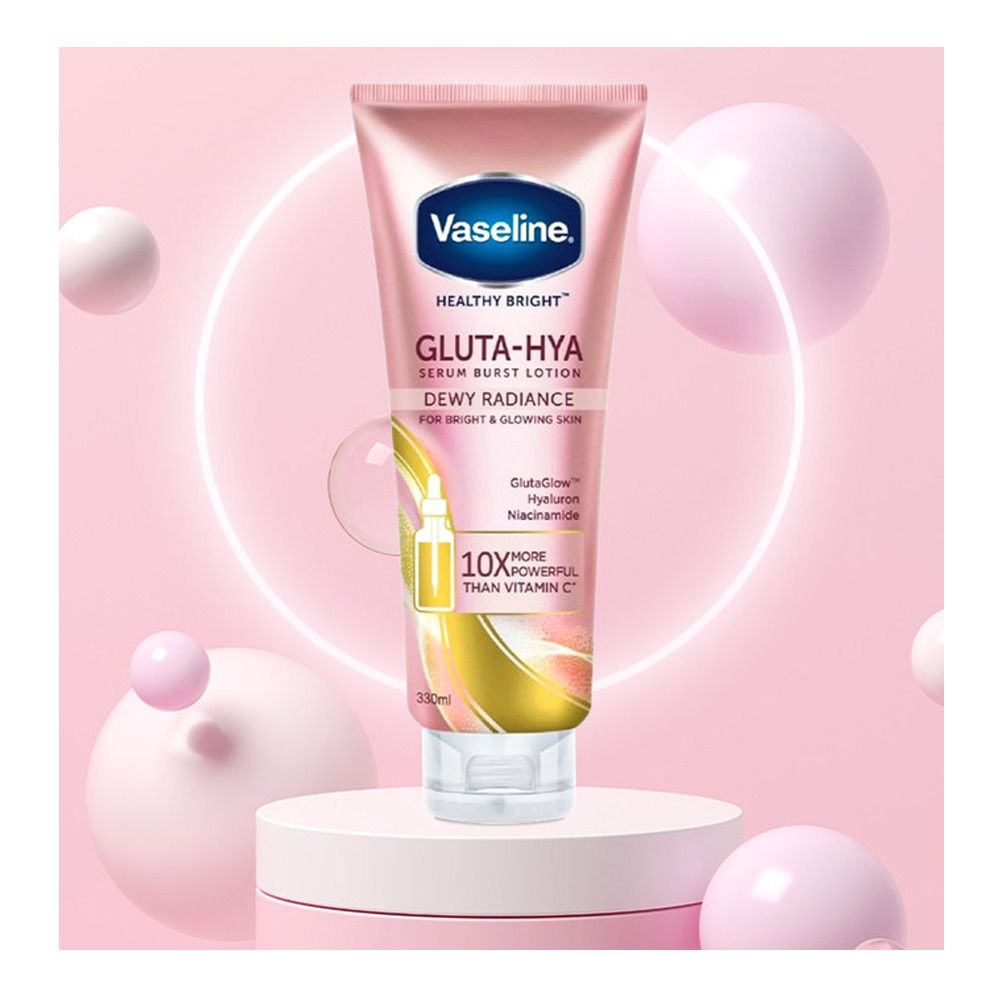 Vaseline GlutaGlow-Hya Dewy Radiance Serum-Lotion Brighter Glowing Skin